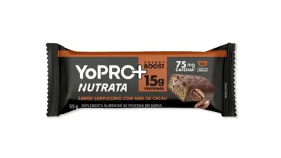 Nutrata e YoPRO trazem barra de proteína com cafeína
