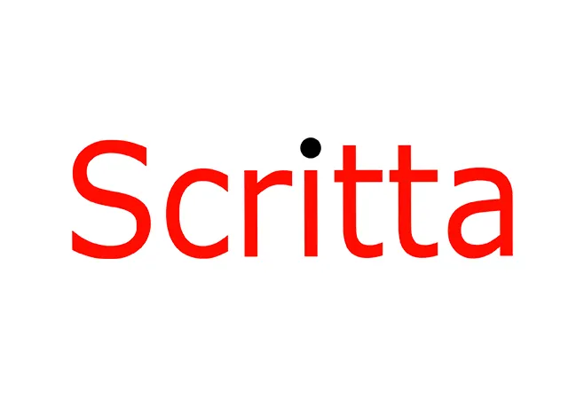 Scritta serviço de notícia