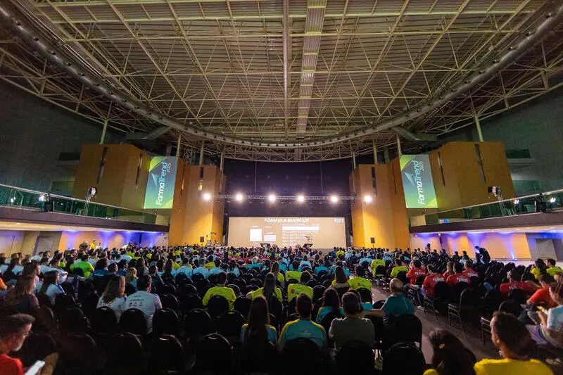 Participantes lotaram o auditorio de palestras